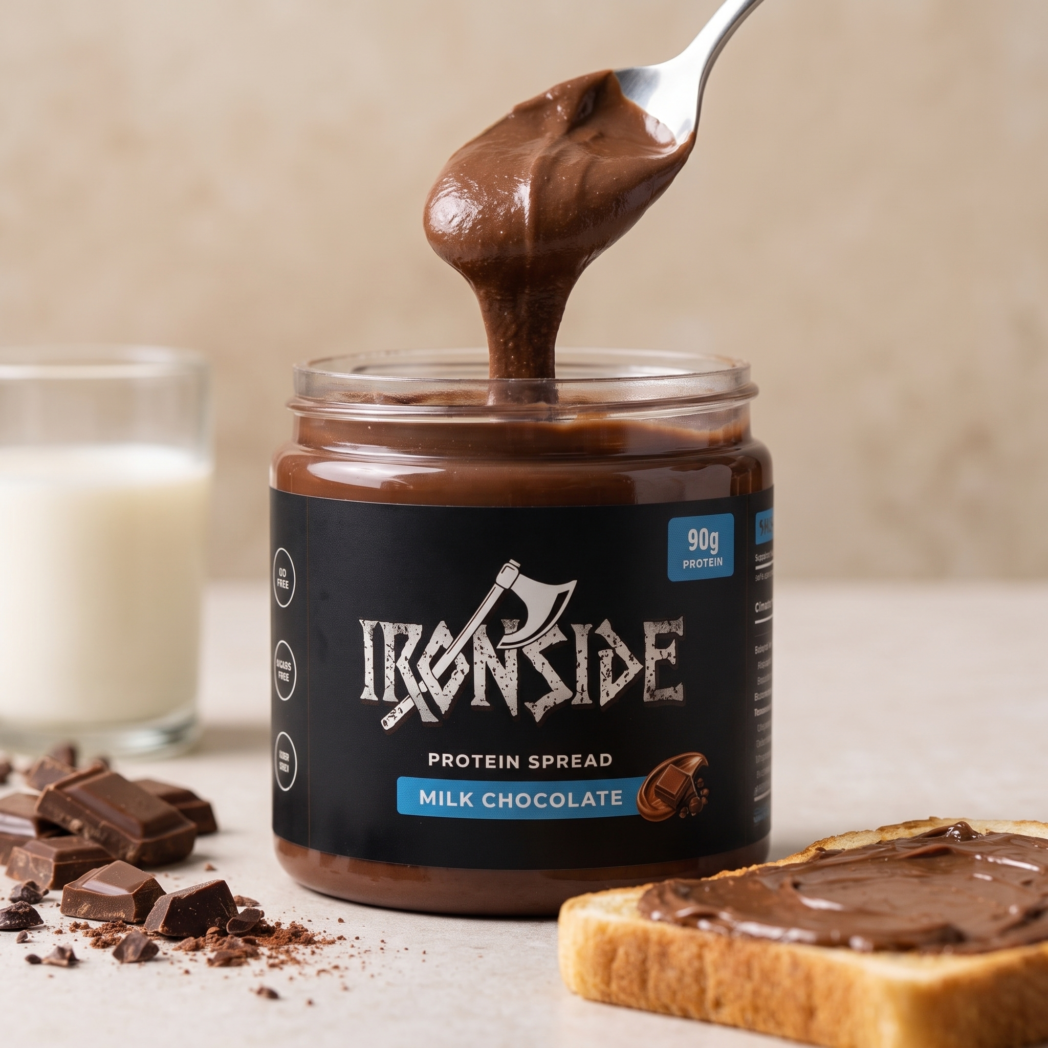 Ironside Milk Chocolate Protein Spread